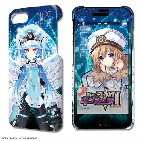 『新次元ゲイム ネプテューヌVII』デザジャケット iPhone SE(第2世代)/8/7/6/6sケース&保護シート デザイン03(ブラン)